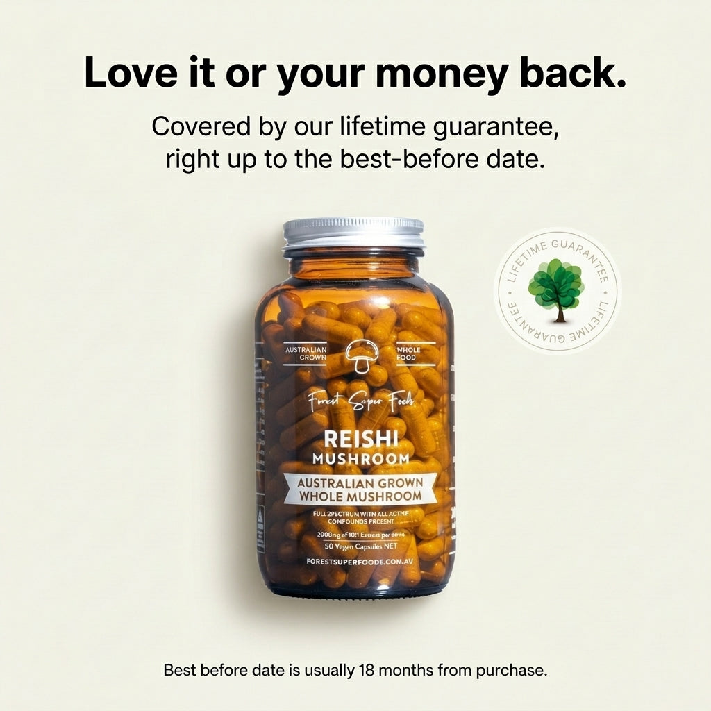 Australian Grown Reishi Mushroom Capsules